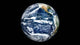 Full Earth Centered over Wall Decal Design 2