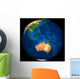Full Earth Showing Indonesia Wall Decal