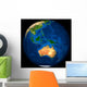 Full Earth Showing Indonesia Wall Decal