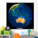 Full Earth Showing Indonesia Wall Decal