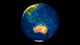 Full Earth Showing Indonesia Wall Decal