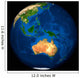 Full Earth Showing Indonesia Wall Decal
