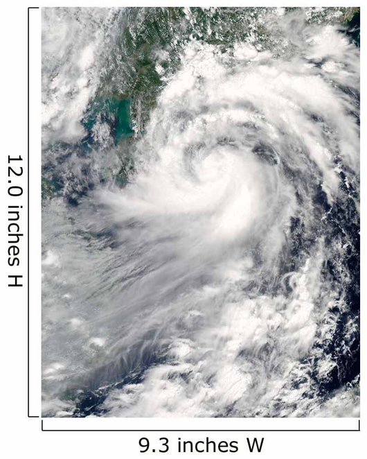 Tropical Storm Chanthu Wall Decal