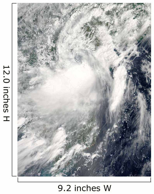 Tropical Storm Conson Approaching Wall Decal