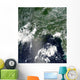Satellite Gulf Mexico Speckled Wall Decal Design 2