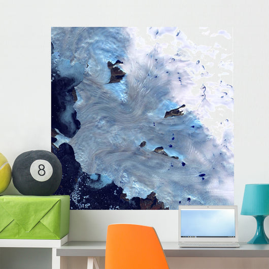 Small Field Glaciers Surrounds Wall Decal