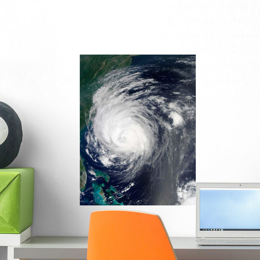 Hurricane Earl Grazing North Wall Decal