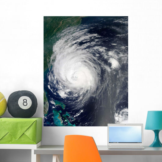 Hurricane Earl Grazing North Wall Decal