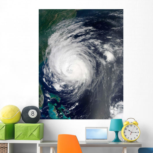 Hurricane Earl Grazing North Wall Decal
