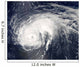 Hurricane Danielle Wall Decal