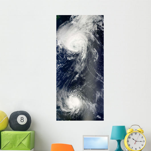Two Powerful Storms Span Wall Decal