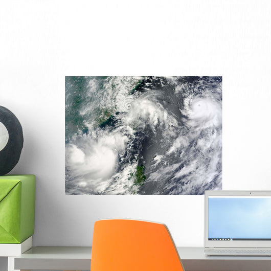 Three Strong Storms Churn Wall Decal