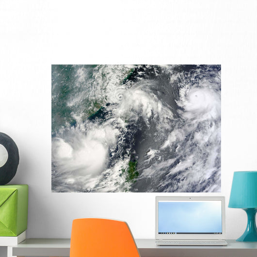 Three Strong Storms Churn Wall Decal