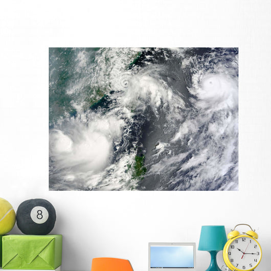 Three Strong Storms Churn Wall Decal
