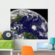 Three Tropical Cyclones Active Wall Decal