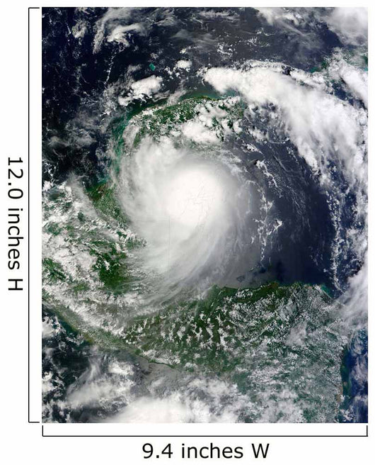 Tropical Storm Karl over Wall Decal