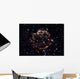 Detailed Tattered Remains Supernova Wall Decal
