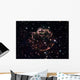 Detailed Tattered Remains Supernova Wall Decal