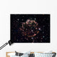 Detailed Tattered Remains Supernova Wall Decal