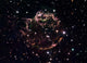 Detailed Tattered Remains Supernova Wall Decal