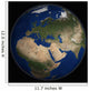 Full Earth Showing Africa Wall Decal