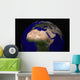 Global Earth over North Wall Decal