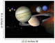 Solar System Wall Decal Design 2