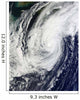 Typhoon Chaba over Ryukyu Wall Decal