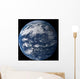 Full Earth Centered over Wall Decal Design 1