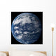 Full Earth Centered over Wall Decal Design 1
