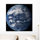 Full Earth Centered over Wall Decal Design 1