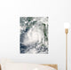 Cyclone Giri Moves Ashore Wall Decal