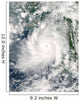 Cyclone Giri Moves Ashore Wall Decal