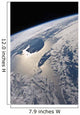 High-oblique Gaspe Peninsula and Wall Decal