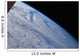 High-oblique Extra-tropical Unnamed Cyclone Wall Decal Design 2
