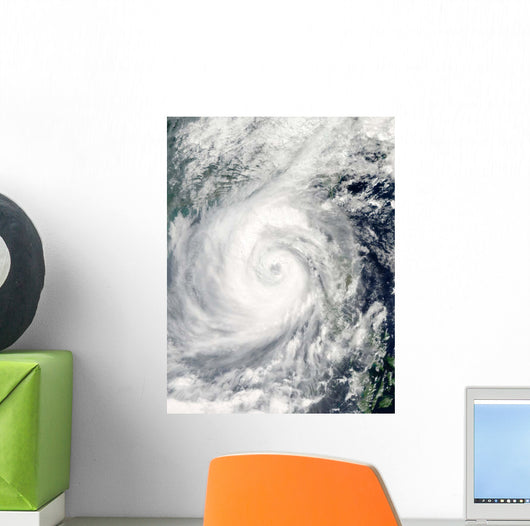 Typhoon Megi Wall Decal Design 3