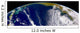 Oblique Bermuda's-eye-view United States Wall Decal
