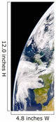 Earth from Space Showing Wall Decal