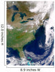 Cloud-free Weather over Much Wall Decal