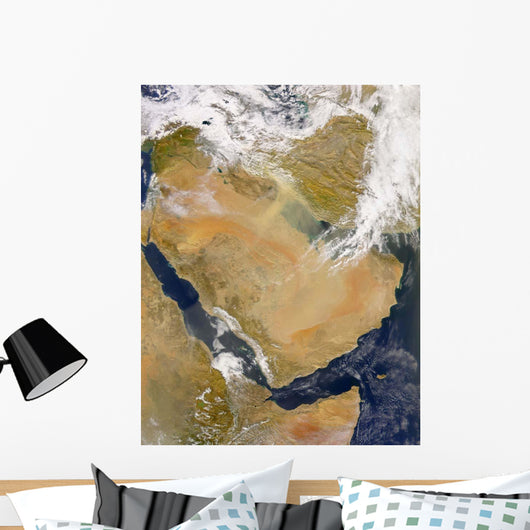 Dust and Smoke over Wall Decal