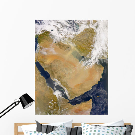 Dust and Smoke over Wall Decal