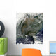 Pinwheel-like Pattern High Pressure Wall Decal
