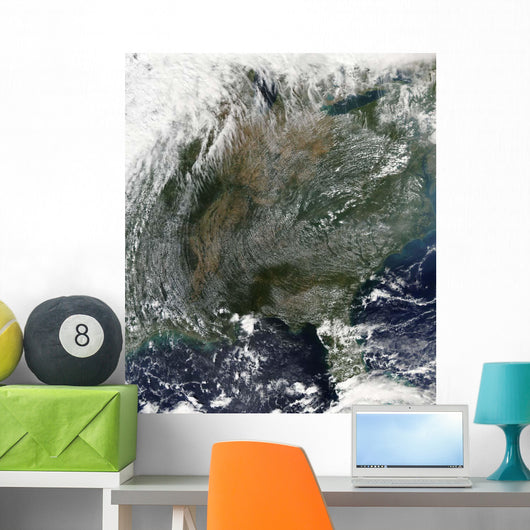 Pinwheel-like Pattern High Pressure Wall Decal