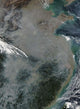 Haze over Eastern China Wall Decal