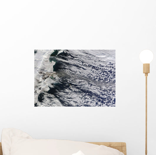 Satellite Ash Plume Rising Wall Decal