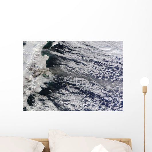 Satellite Ash Plume Rising Wall Decal