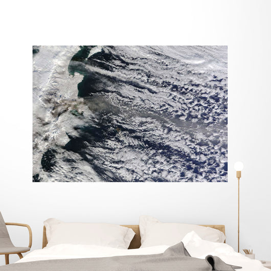 Satellite Ash Plume Rising Wall Decal