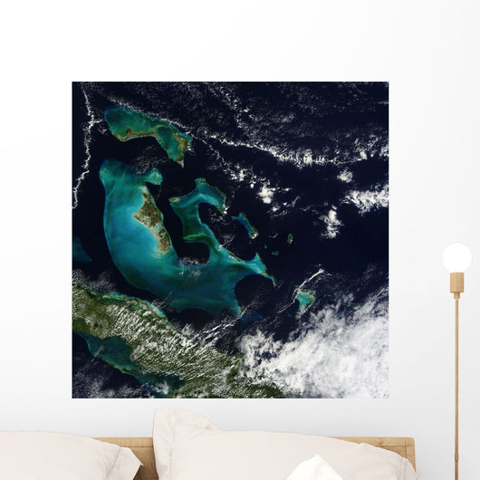 Satellite Bahama Islands Atlantic Wall Decal