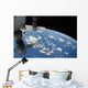 From Space Showing Part Wall Decal