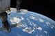 From Space Showing Part Wall Decal